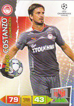 Franco Costanzo Olympiacos FC 2011/12 Panini Adrenalyn XL CL #183